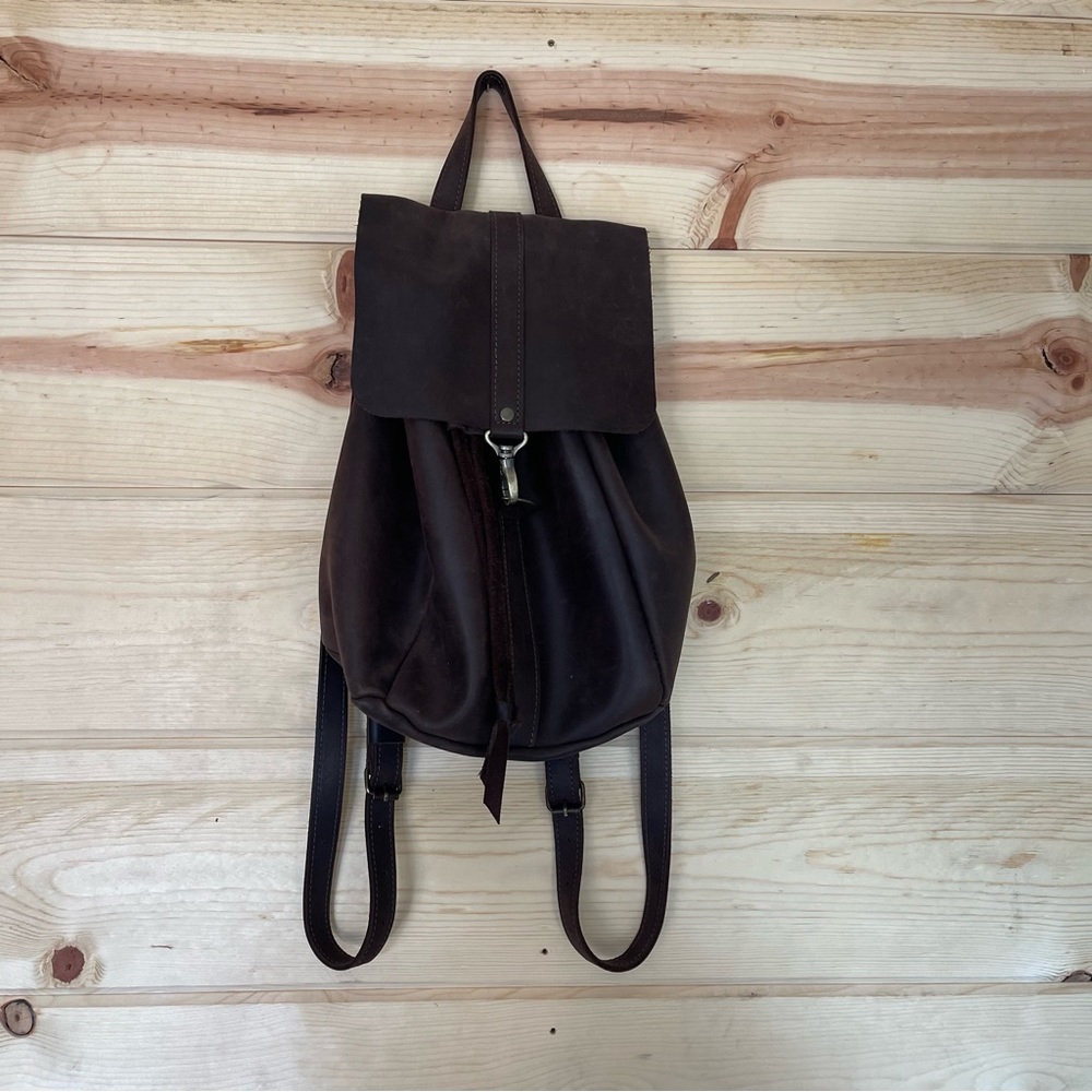 Brown Leather backpack